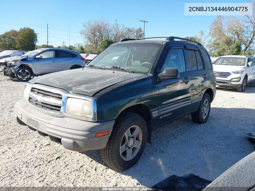 2004 CHEVROLET TRACKER VIN 2CNBJ134446904775 — фото 2