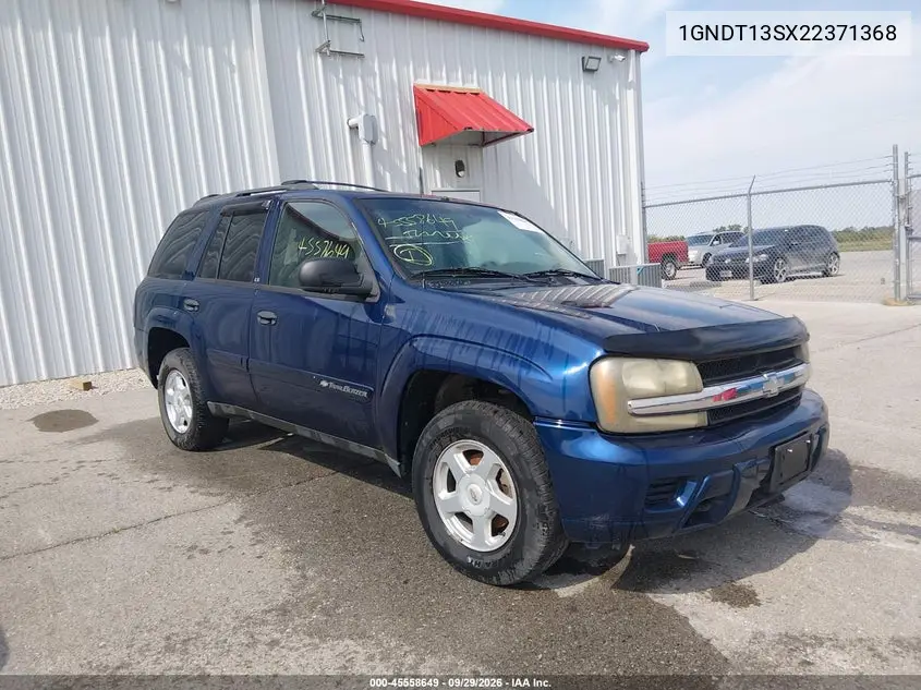 CHEVROLET TRAILBLAZER 2002, VIN 1GNDT13SX22371368