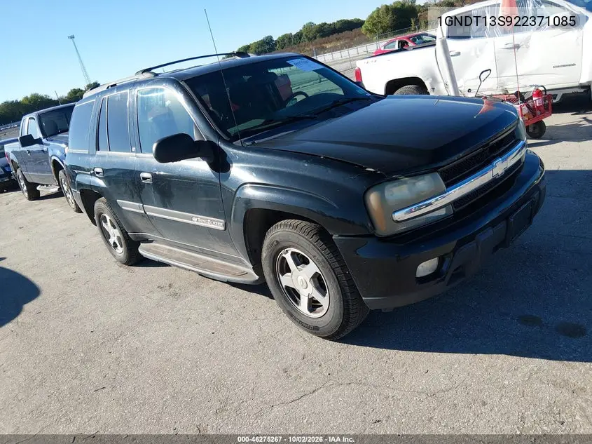 CHEVROLET TRAILBLAZER 2002, VIN 1GNDT13S922371085