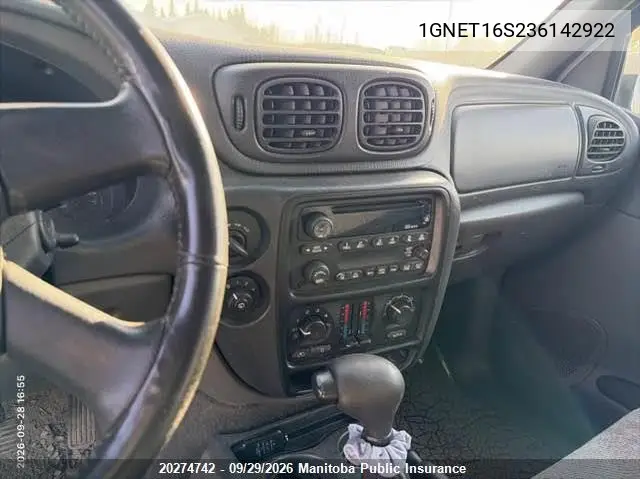 2003 CHEVROLET TRAILBLAZER VIN 1GNET16S236142922 — фото 12
