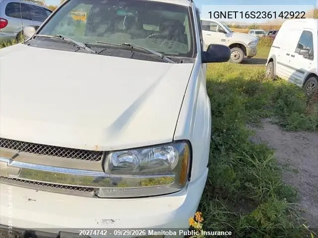 2003 CHEVROLET TRAILBLAZER VIN 1GNET16S236142922 — фото 2