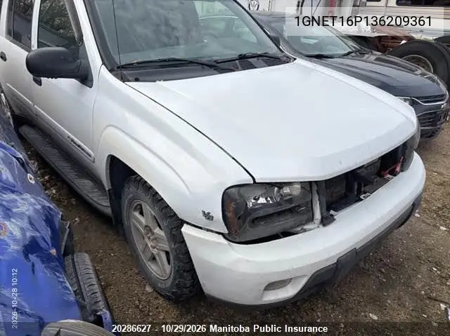 CHEVROLET TRAILBLAZER 2003, VIN 1GNET16P136209361