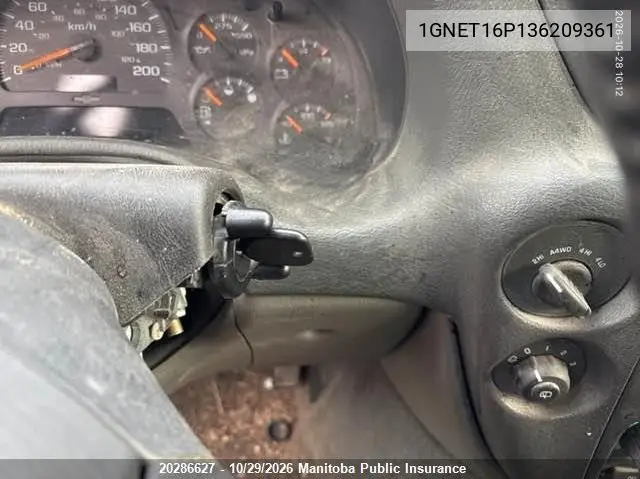 2003 CHEVROLET TRAILBLAZER VIN 1GNET16P136209361 — фото 11