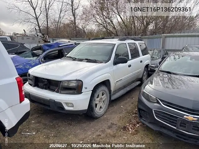 2003 CHEVROLET TRAILBLAZER VIN 1GNET16P136209361 — фото 2