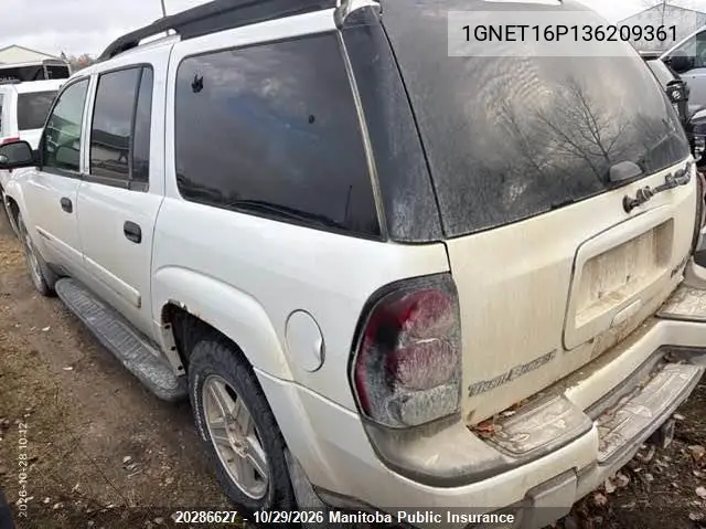 2003 CHEVROLET TRAILBLAZER VIN 1GNET16P136209361 — фото 3
