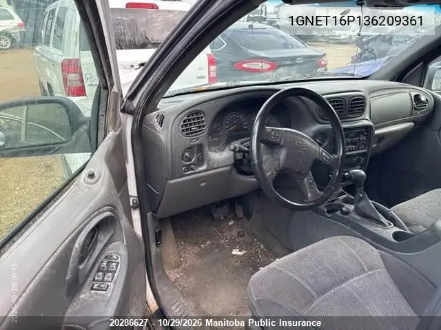 2003 CHEVROLET TRAILBLAZER VIN 1GNET16P136209361 — фото 5