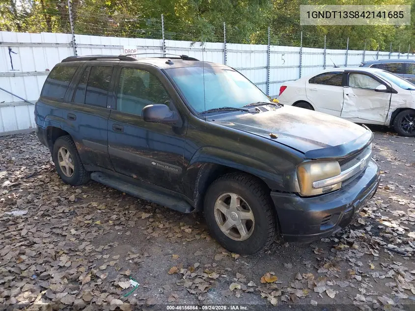 CHEVROLET TRAILBLAZER 2004, VIN 1GNDT13S842141685
