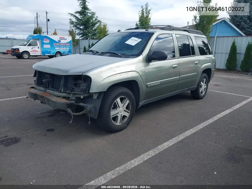 2004 CHEVROLET TRAILBLAZER VIN 1GNET16S646102022 — фото 2