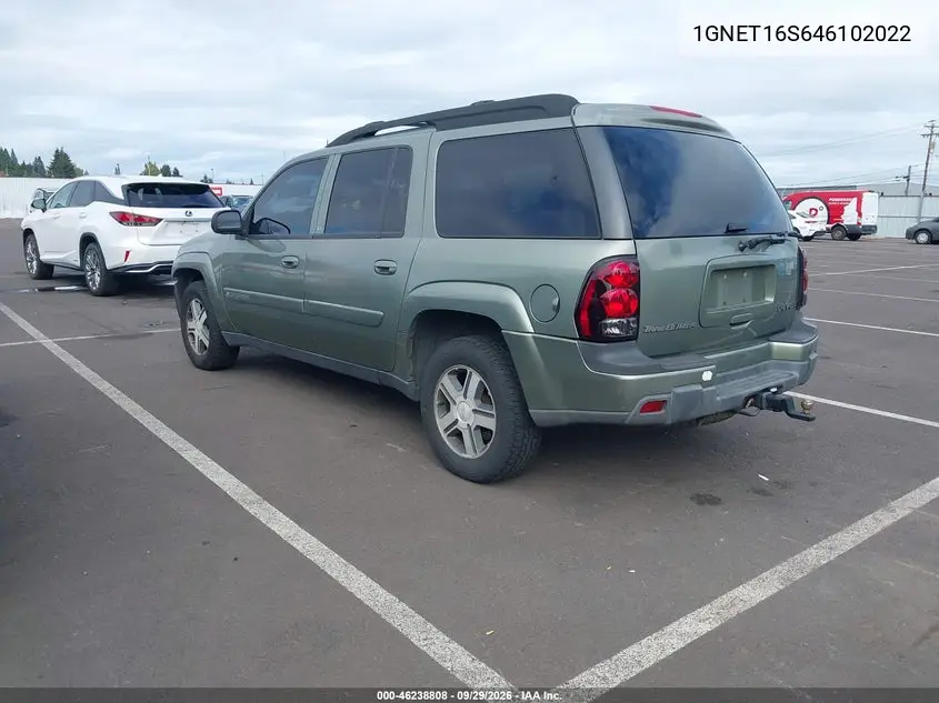 2004 CHEVROLET TRAILBLAZER VIN 1GNET16S646102022 — фото 3