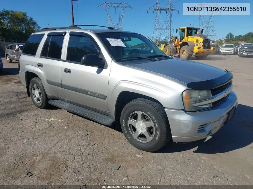 CHEVROLET TRAILBLAZER 2004, VIN 1GNDT13S642355610