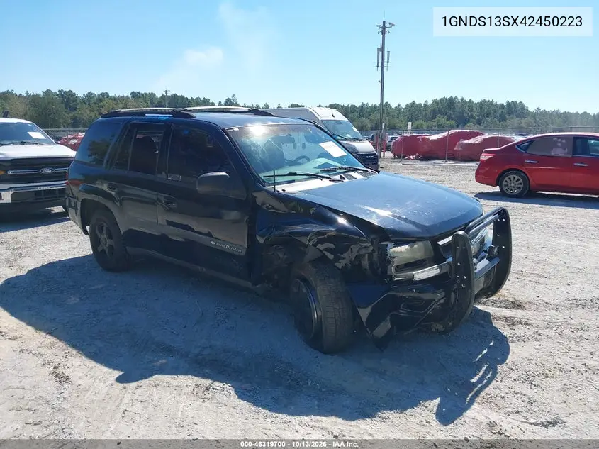 CHEVROLET TRAILBLAZER 2004, VIN 1GNDS13SX42450223