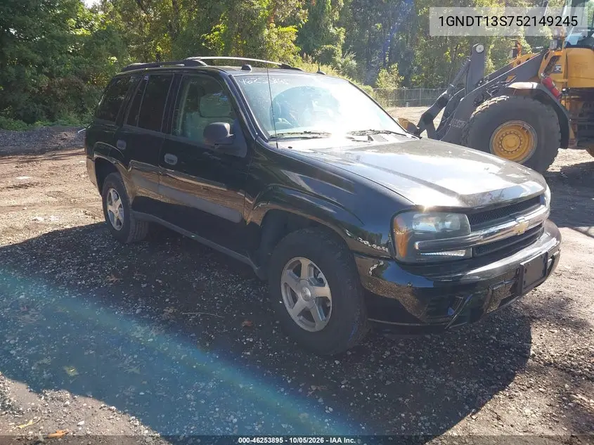 CHEVROLET TRAILBLAZER 2005, VIN 1GNDT13S752149245
