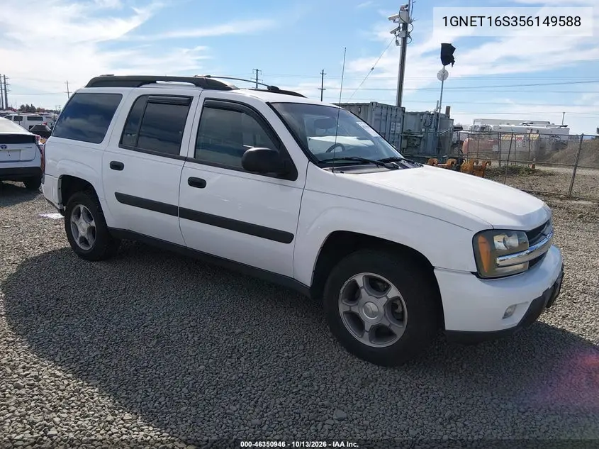 CHEVROLET TRAILBLAZER 2005, VIN 1GNET16S356149588