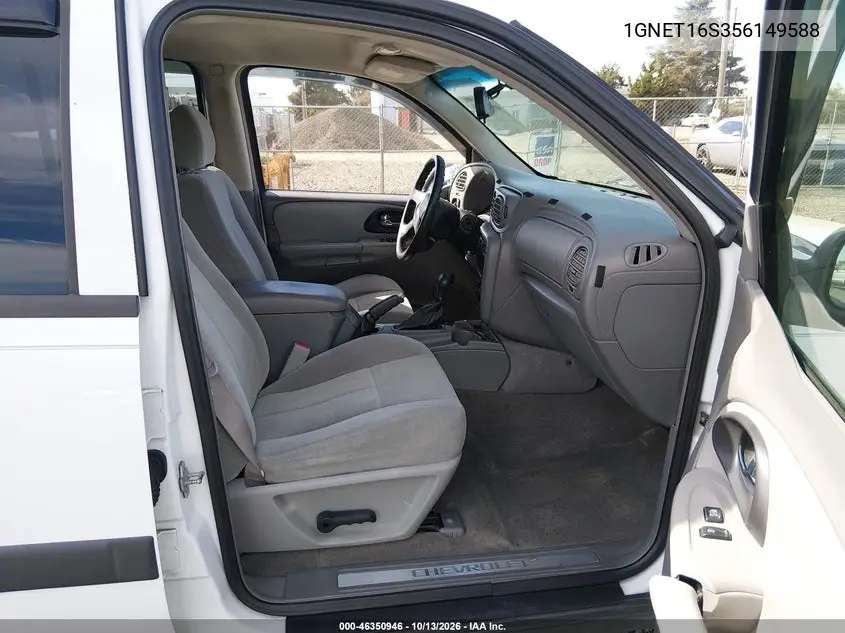 2005 CHEVROLET TRAILBLAZER VIN 1GNET16S356149588 — фото 5
