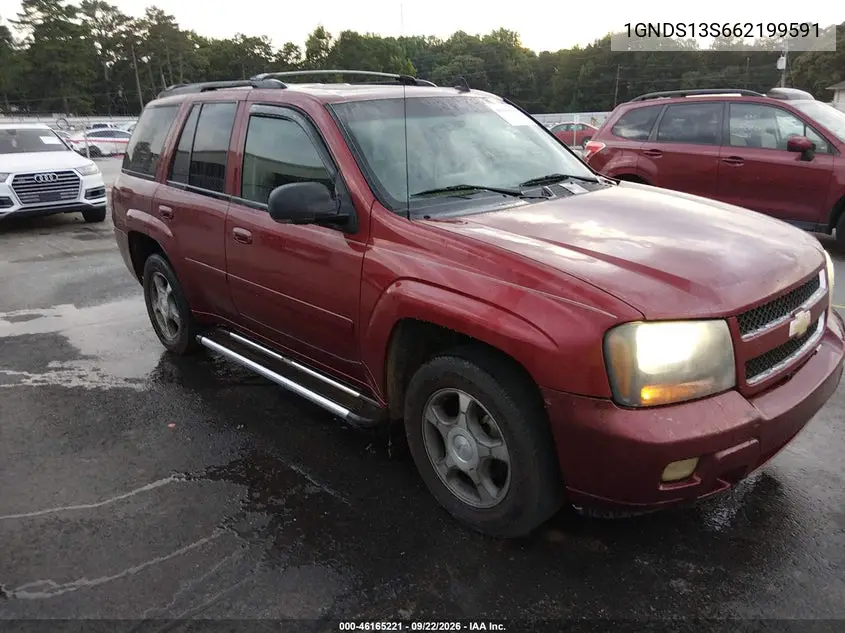 CHEVROLET TRAILBLAZER 2006, VIN 1GNDS13S662199591