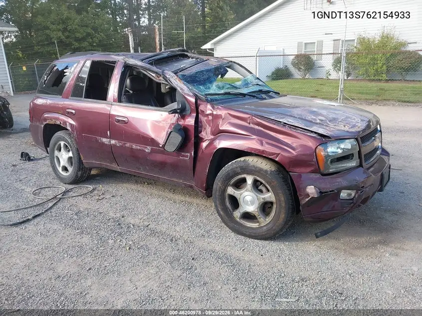 CHEVROLET TRAILBLAZER 2006, VIN 1GNDT13S762154933