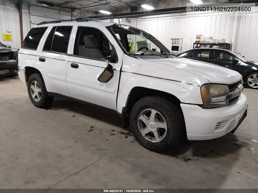 CHEVROLET TRAILBLAZER 2006, VIN 1GNDT13S262224600