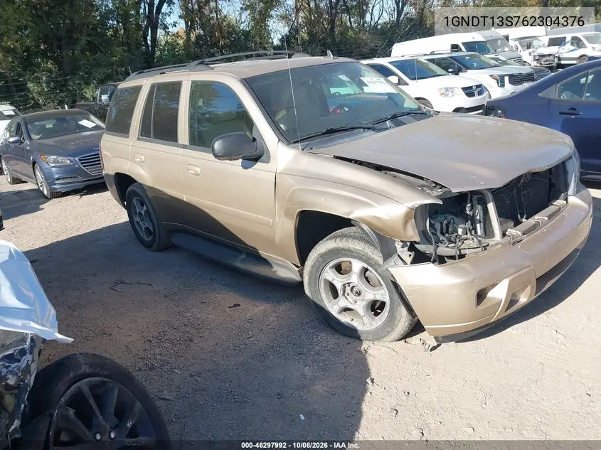 CHEVROLET TRAILBLAZER 2006, VIN 1GNDT13S762304376