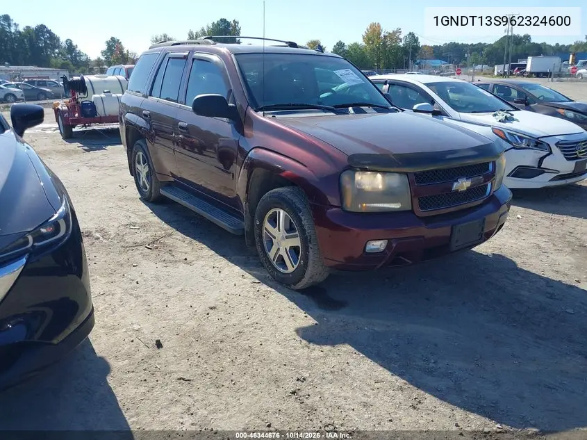 CHEVROLET TRAILBLAZER 2006, VIN 1GNDT13S962324600