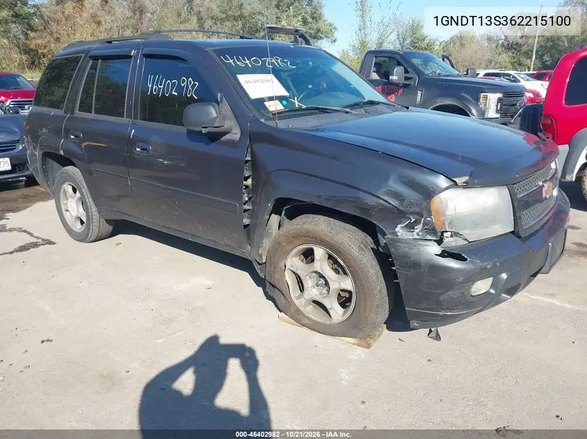 CHEVROLET TRAILBLAZER 2006, VIN 1GNDT13S362215100
