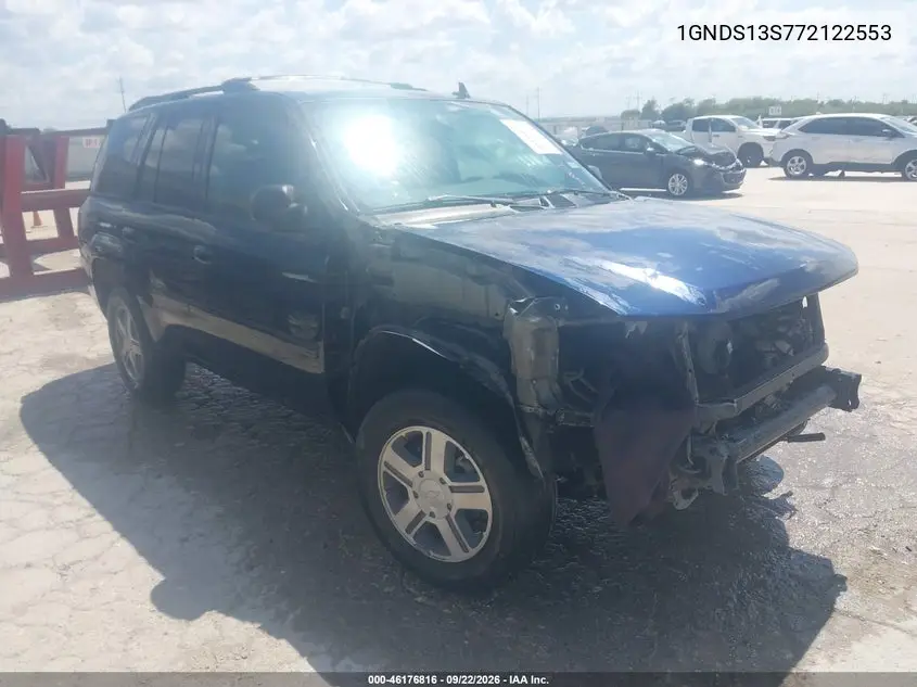 CHEVROLET TRAILBLAZER 2007, VIN 1GNDS13S772122553