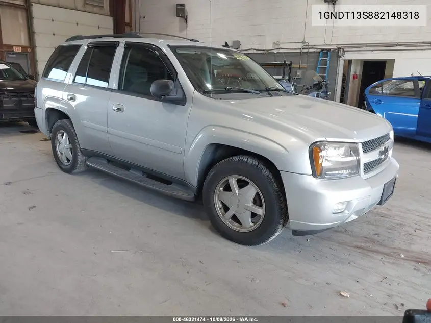 CHEVROLET TRAILBLAZER 2008, VIN 1GNDT13S882148318