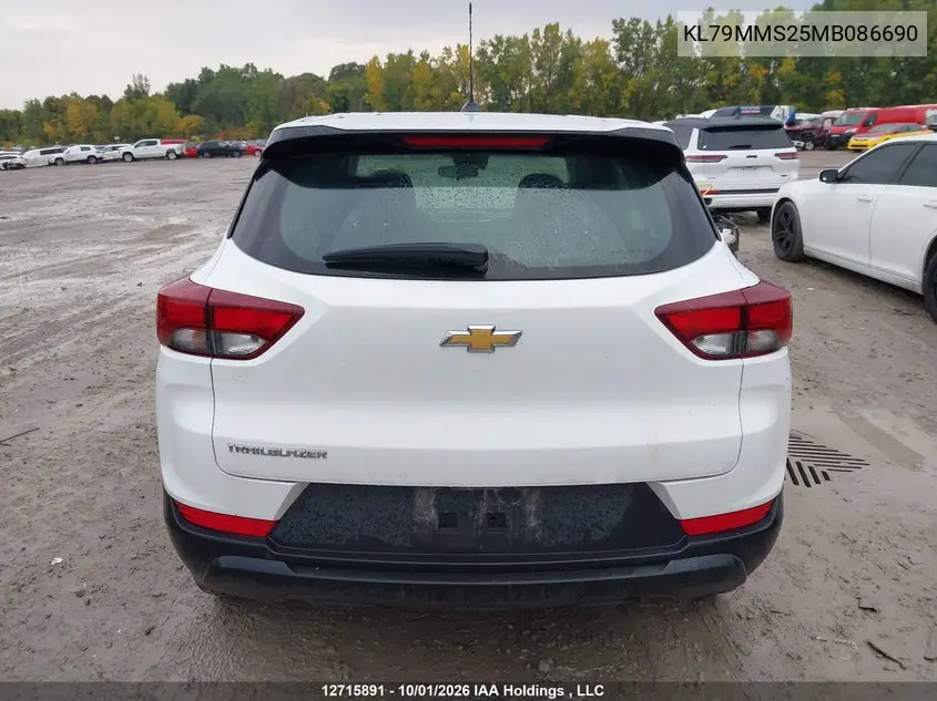 2021 CHEVROLET TRAILBLAZER VIN KL79MMS25MB086690 — фото 15