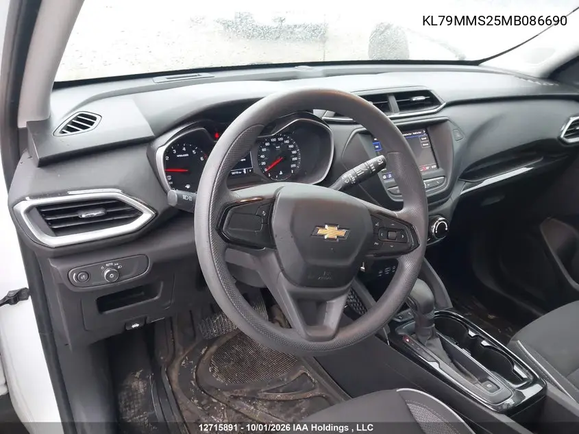 2021 CHEVROLET TRAILBLAZER VIN KL79MMS25MB086690 — фото 17