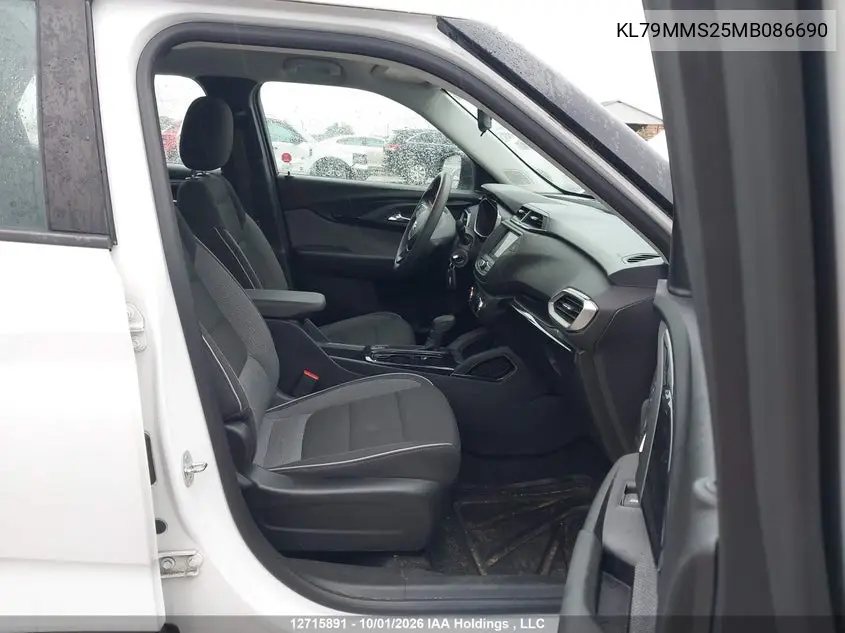 2021 CHEVROLET TRAILBLAZER VIN KL79MMS25MB086690 — фото 5