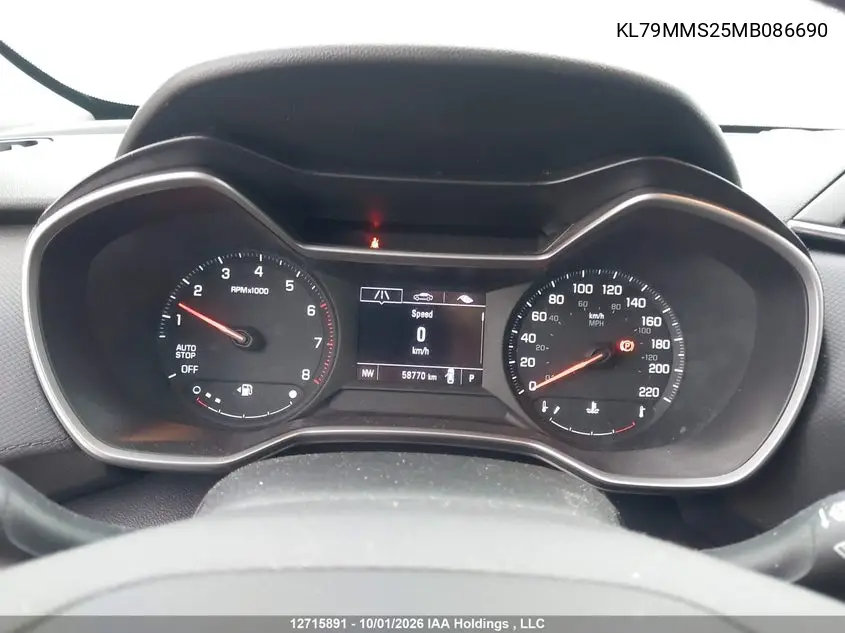 2021 CHEVROLET TRAILBLAZER VIN KL79MMS25MB086690 — фото 7