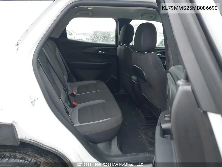2021 CHEVROLET TRAILBLAZER VIN KL79MMS25MB086690 — фото 8