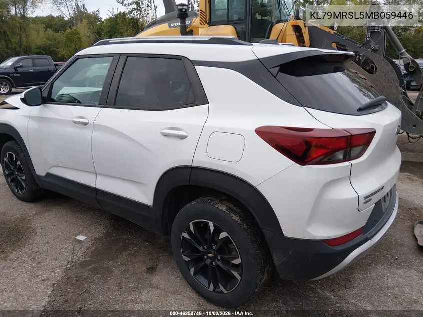 2021 CHEVROLET TRAILBLAZER VIN KL79MRSL5MB059446 — фото 3