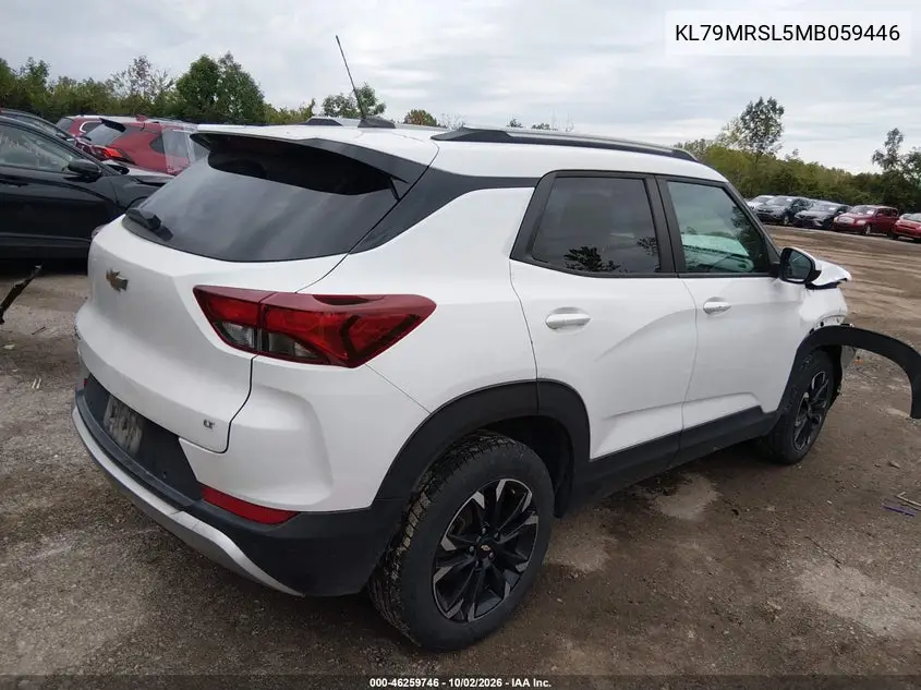 2021 CHEVROLET TRAILBLAZER VIN KL79MRSL5MB059446 — фото 4