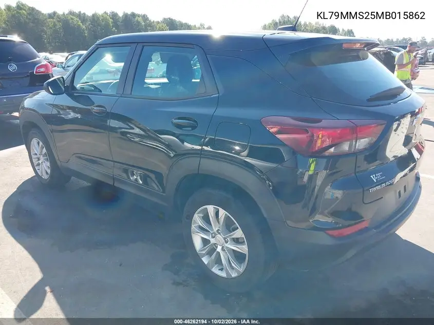 2021 CHEVROLET TRAILBLAZER VIN KL79MMS25MB015862 — фото 3