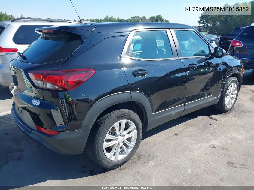 2021 CHEVROLET TRAILBLAZER VIN KL79MMS25MB015862 — фото 4