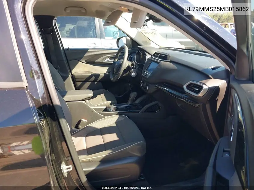 2021 CHEVROLET TRAILBLAZER VIN KL79MMS25MB015862 — фото 5