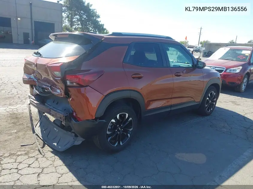 2021 CHEVROLET TRAILBLAZER VIN KL79MPS29MB136556 — фото 4