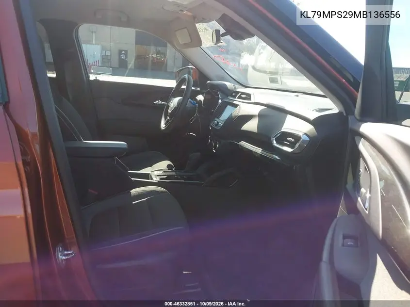 2021 CHEVROLET TRAILBLAZER VIN KL79MPS29MB136556 — фото 5