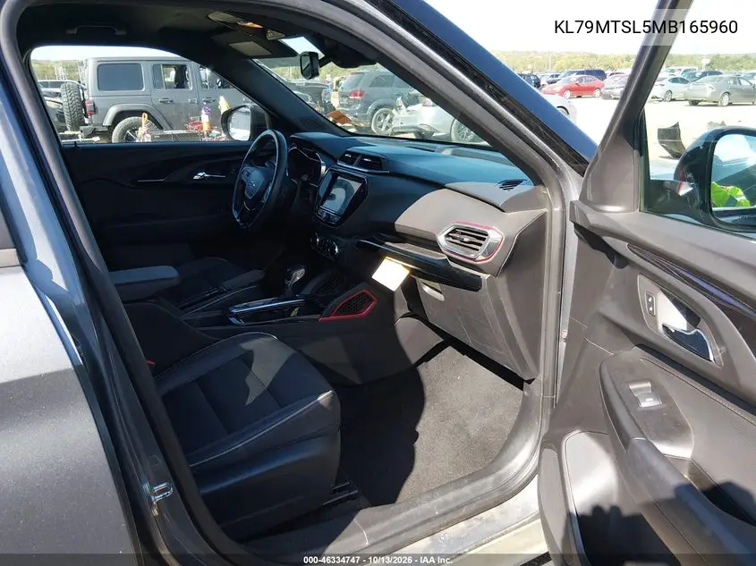 2021 CHEVROLET TRAILBLAZER VIN KL79MTSL5MB165960 — фото 5