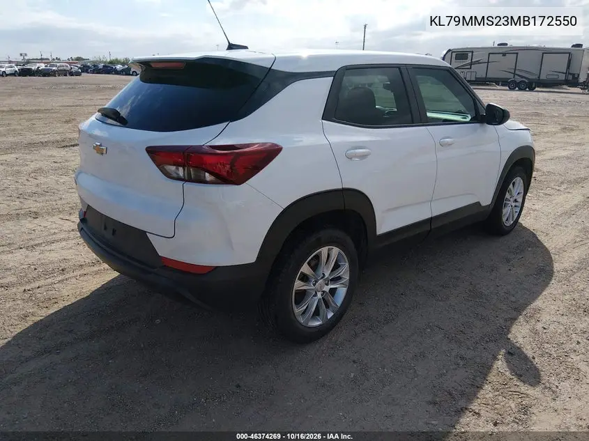 2021 CHEVROLET TRAILBLAZER VIN KL79MMS23MB172550 — фото 4