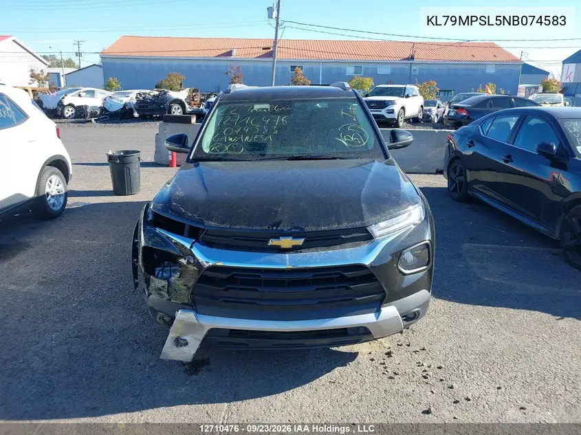 2022 CHEVROLET TRAILBLAZER VIN KL79MPSL5NB074583 — фото 13