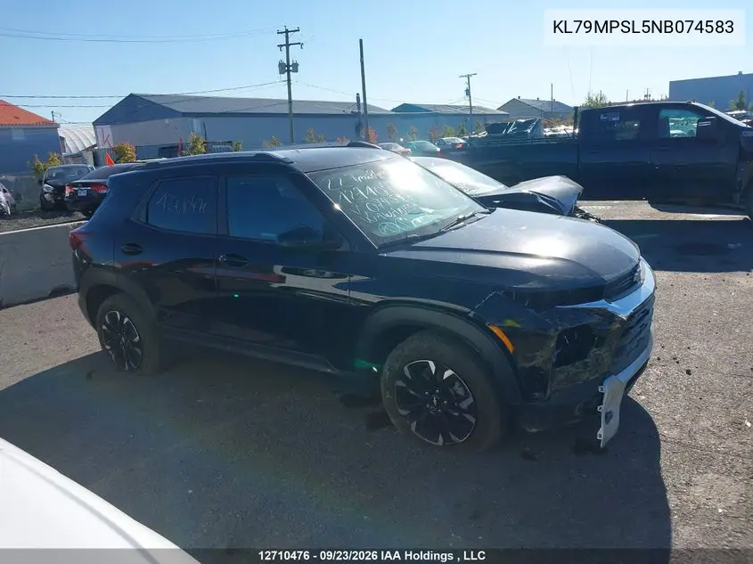 2022 CHEVROLET TRAILBLAZER VIN KL79MPSL5NB074583 — фото 14