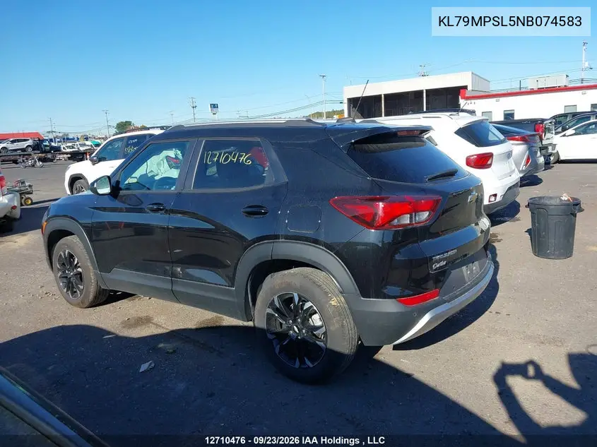 2022 CHEVROLET TRAILBLAZER VIN KL79MPSL5NB074583 — фото 15