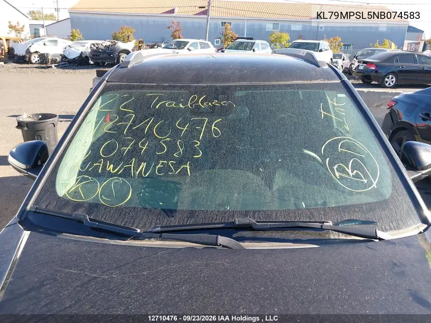 2022 CHEVROLET TRAILBLAZER VIN KL79MPSL5NB074583 — фото 18