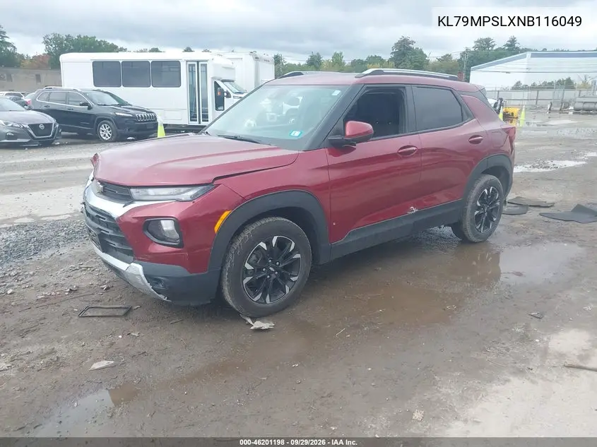 2022 CHEVROLET TRAILBLAZER VIN KL79MPSLXNB116049 — фото 2