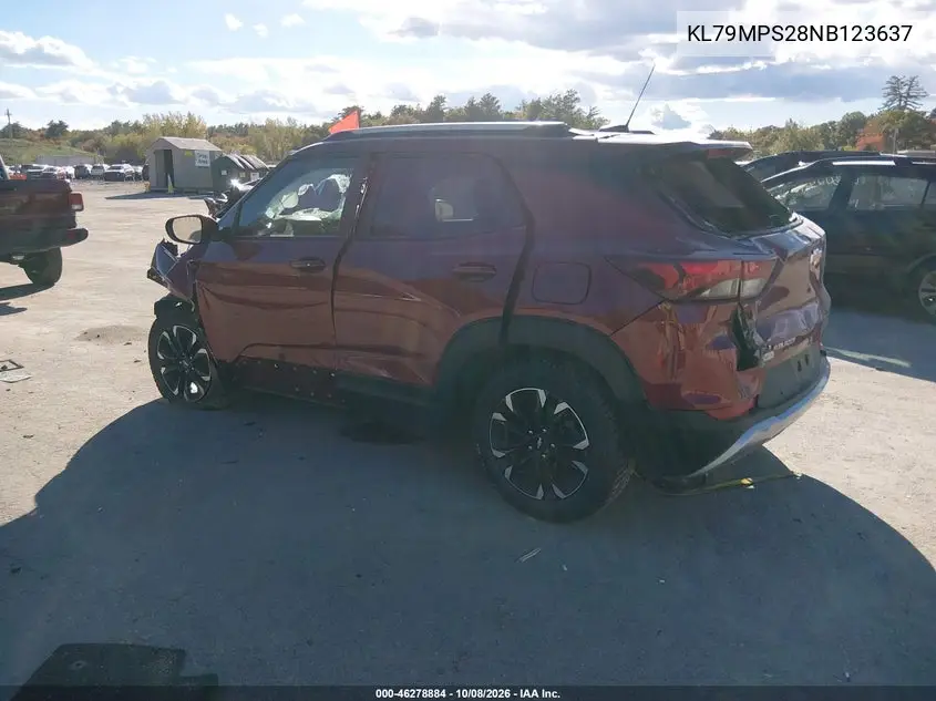 2022 CHEVROLET TRAILBLAZER VIN KL79MPS28NB123637 — фото 3