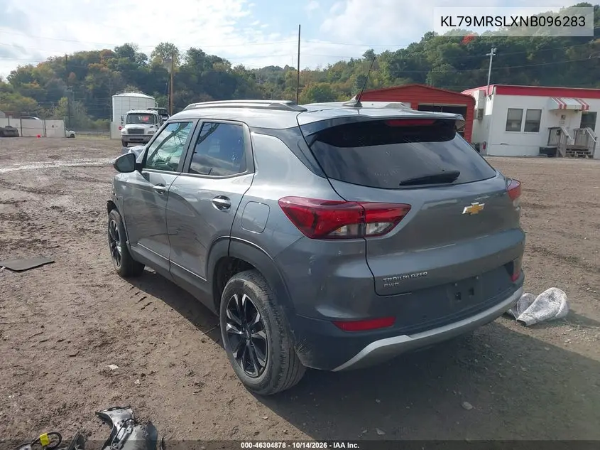 2022 CHEVROLET TRAILBLAZER VIN KL79MRSLXNB096283 — фото 3