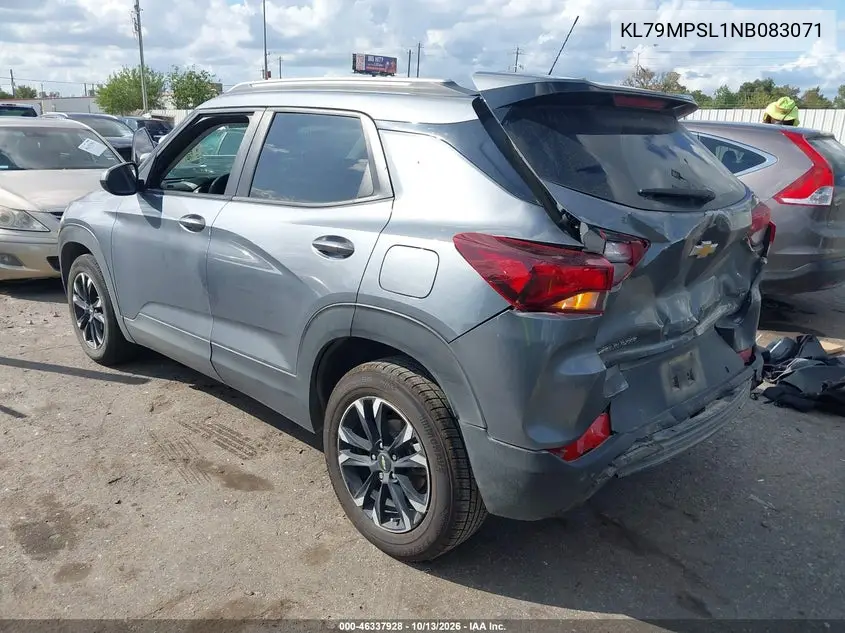 2022 CHEVROLET TRAILBLAZER VIN KL79MPSL1NB083071 — фото 3