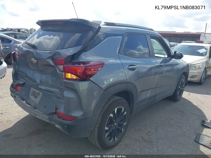 2022 CHEVROLET TRAILBLAZER VIN KL79MPSL1NB083071 — фото 4