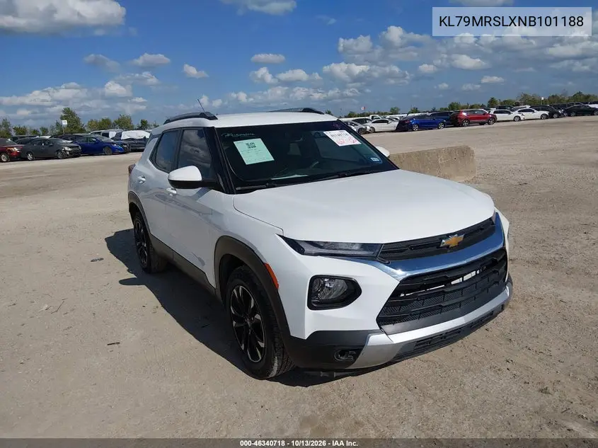 CHEVROLET TRAILBLAZER 2022, VIN KL79MRSLXNB101188